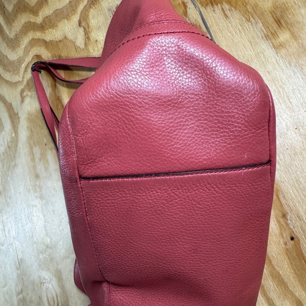 Coach Park Leather Carrie Tote Pink Pebbled Leather Shoulder Bag F23284 - Picture 4 of 11